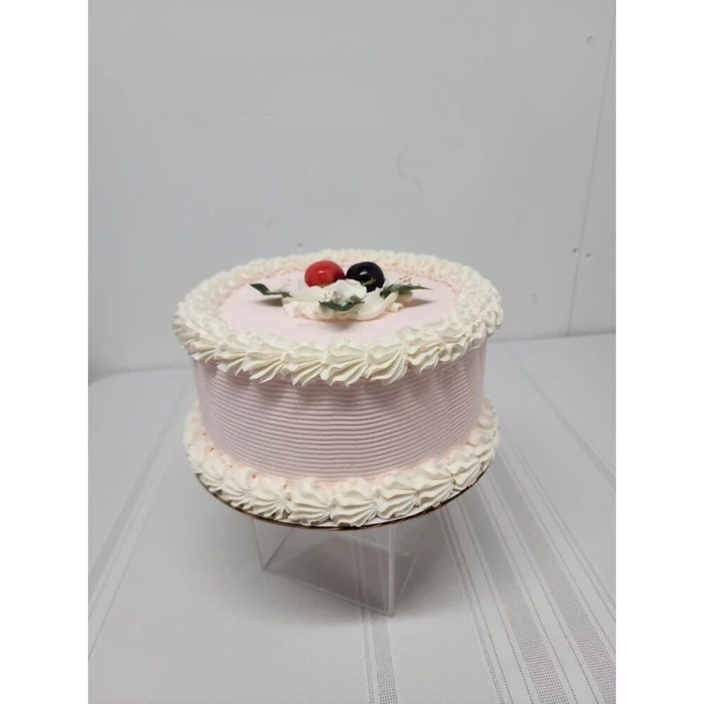Pink Frosted Display Layer Cake